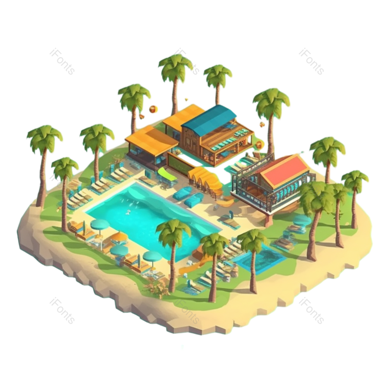 装饰图片,户外元素,海边PNG,夏日免抠素材
